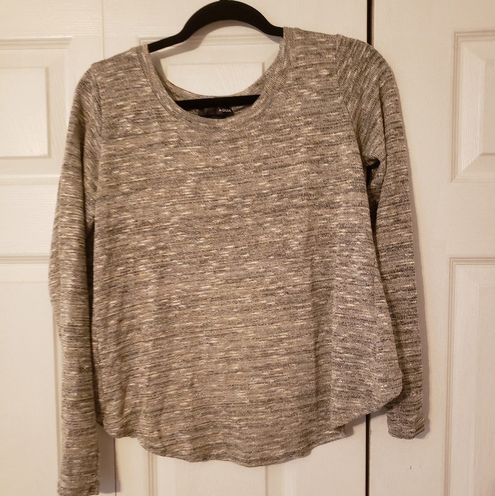 Silver and gold swing back shirt